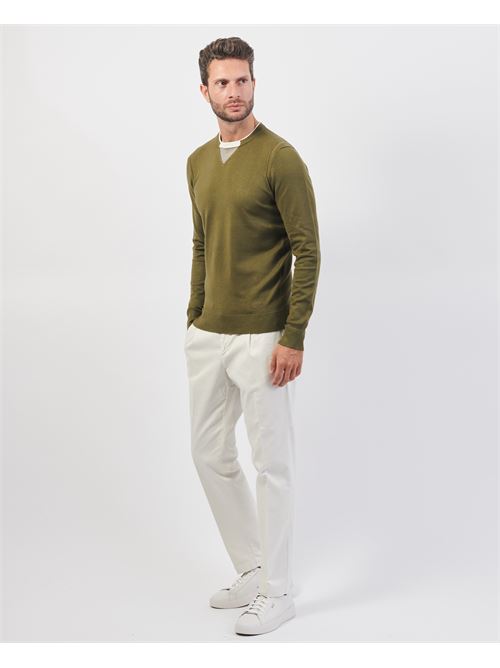 Yes Zee double-neck effect viscose blend sweater YES ZEE | M865-MR000905